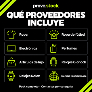 Pack de Proveedores