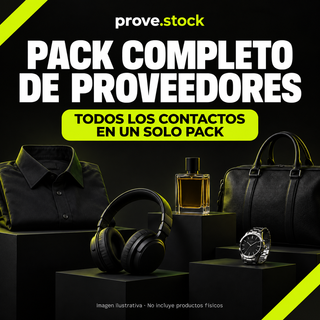 Pack de Proveedores