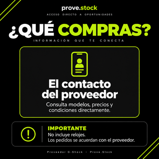 Proveedor G-Shock