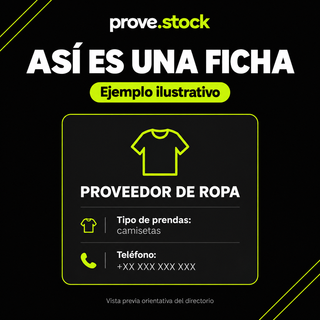 Proveedor de ropa